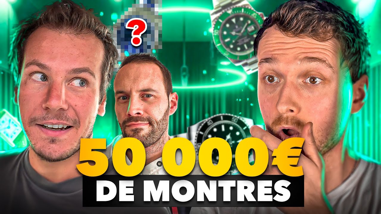 Alexandre nous présente sa collection ! 50 000€ de montre !