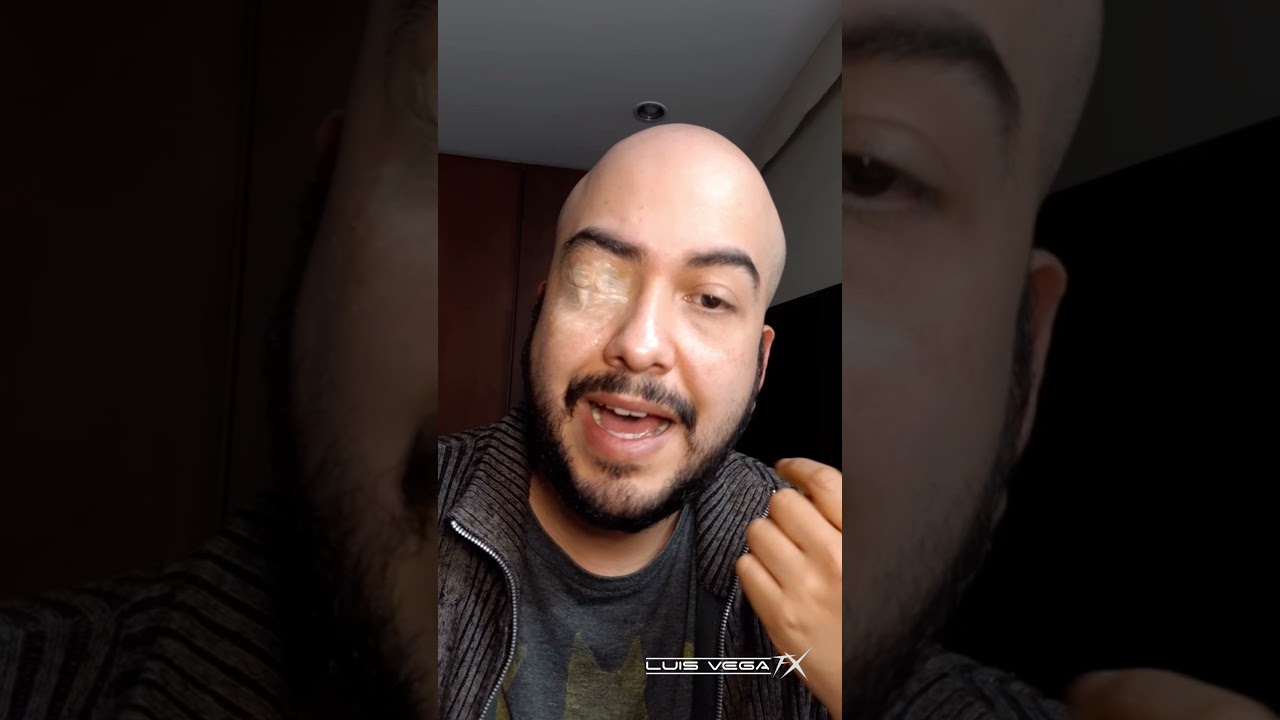 Aplicando prótesis de gelatina