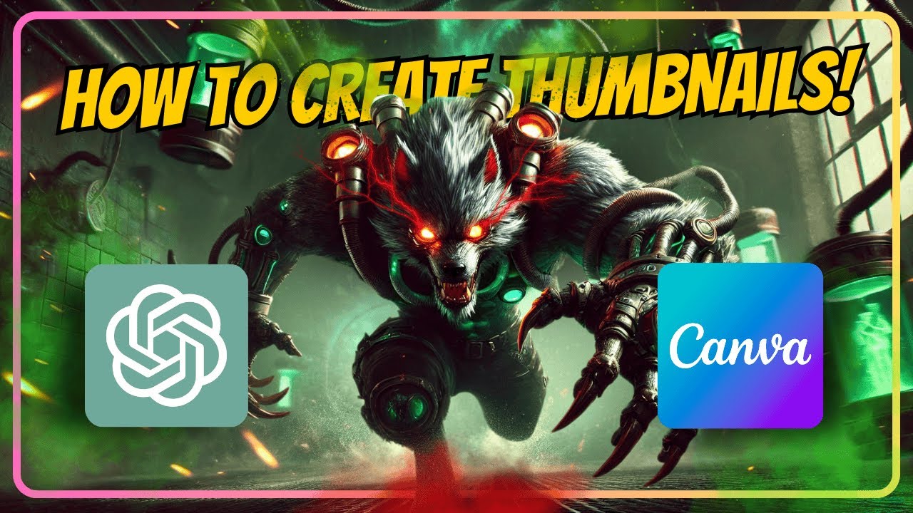 How to Make STUNNING AI Art Thumbnails for YouTube