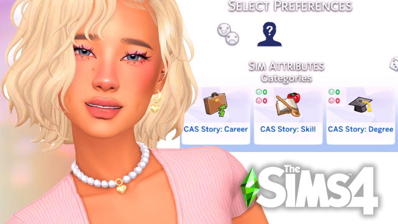 INSTANT CAS STORY MOD (add skills, careers, and uni degrees in CAS!🩷) | Sims 4 Mod Review