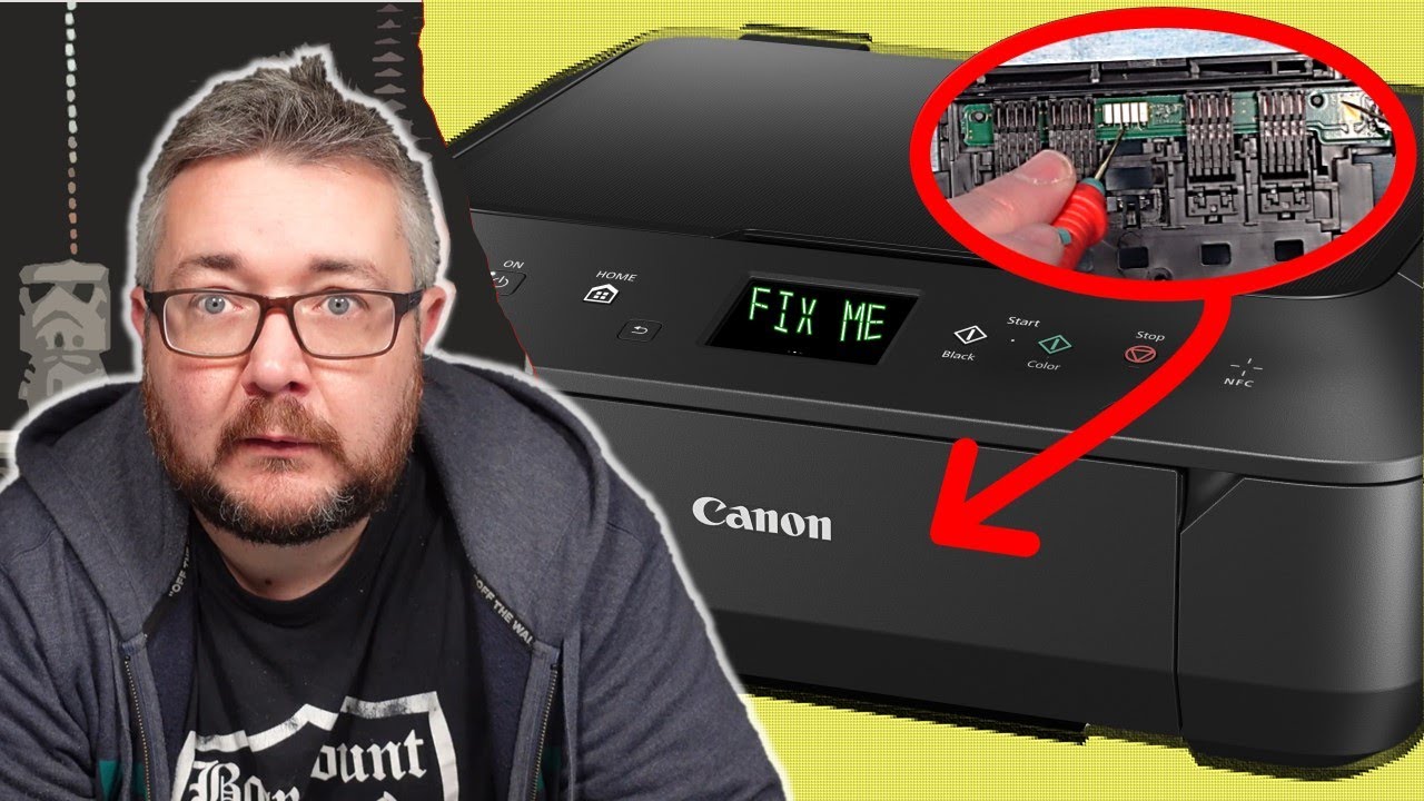 CANON I Fix It? | MG5750 Printer That Doesn't Recognise INK!
