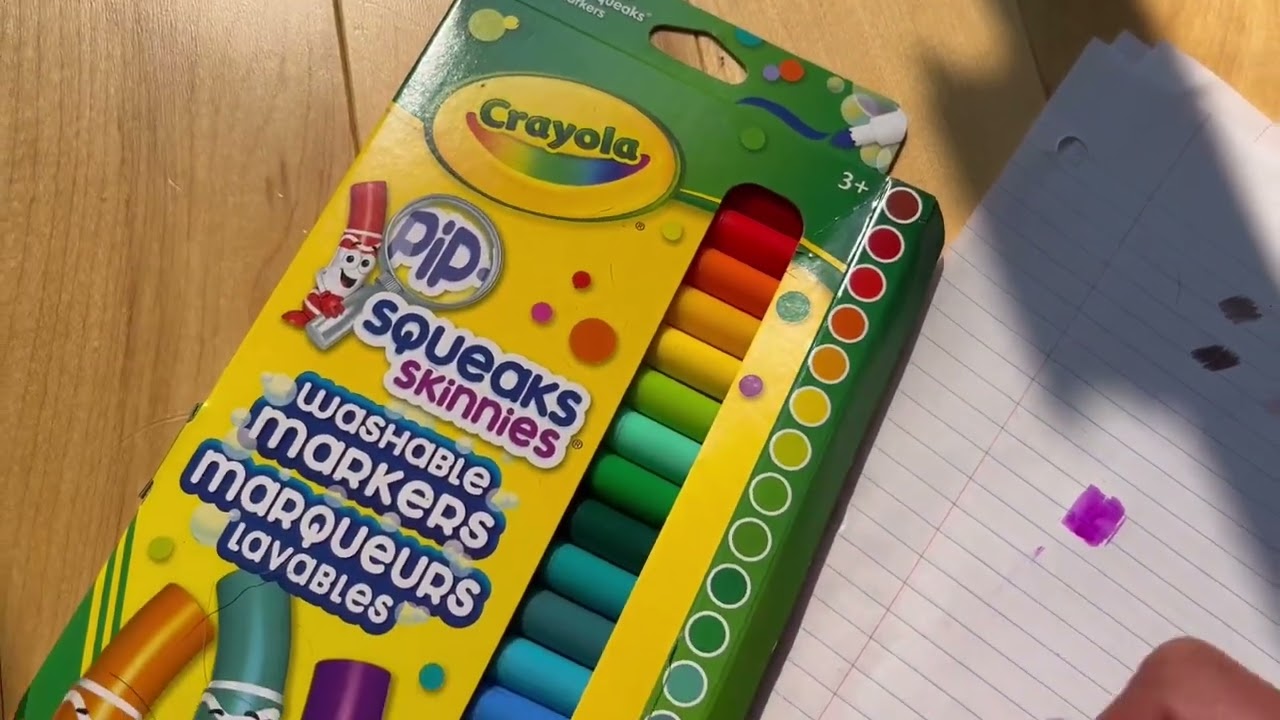 Crayola pipsqueak skinnies  perfect for little hands