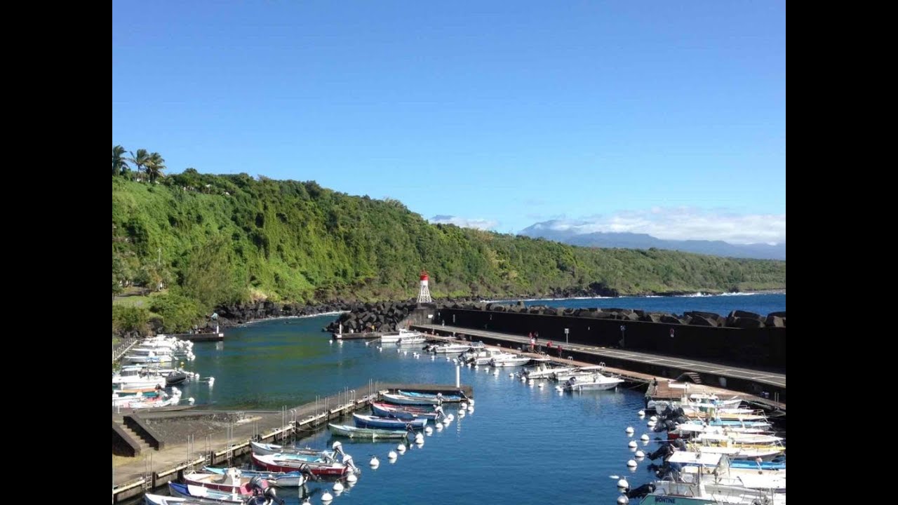 Visite du petit port de Sainte-Rose (île de la réunion)
