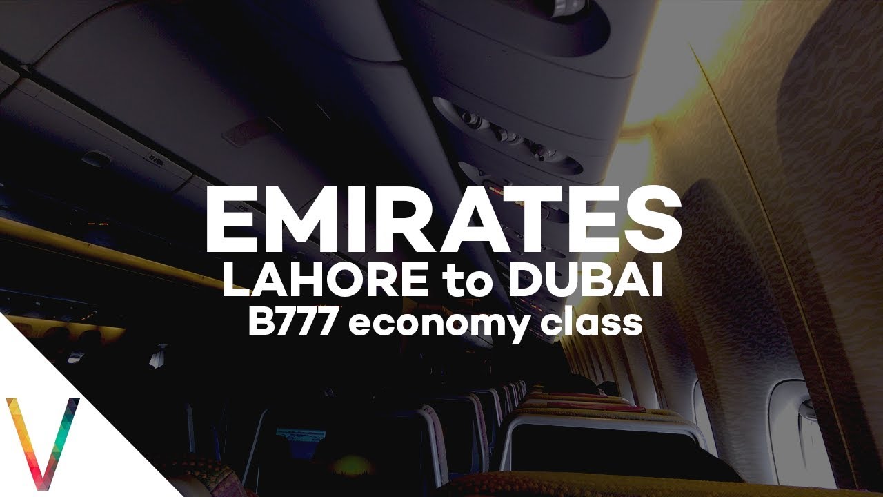 Emirates 625 Lahore to Dubai on the Boeing 777