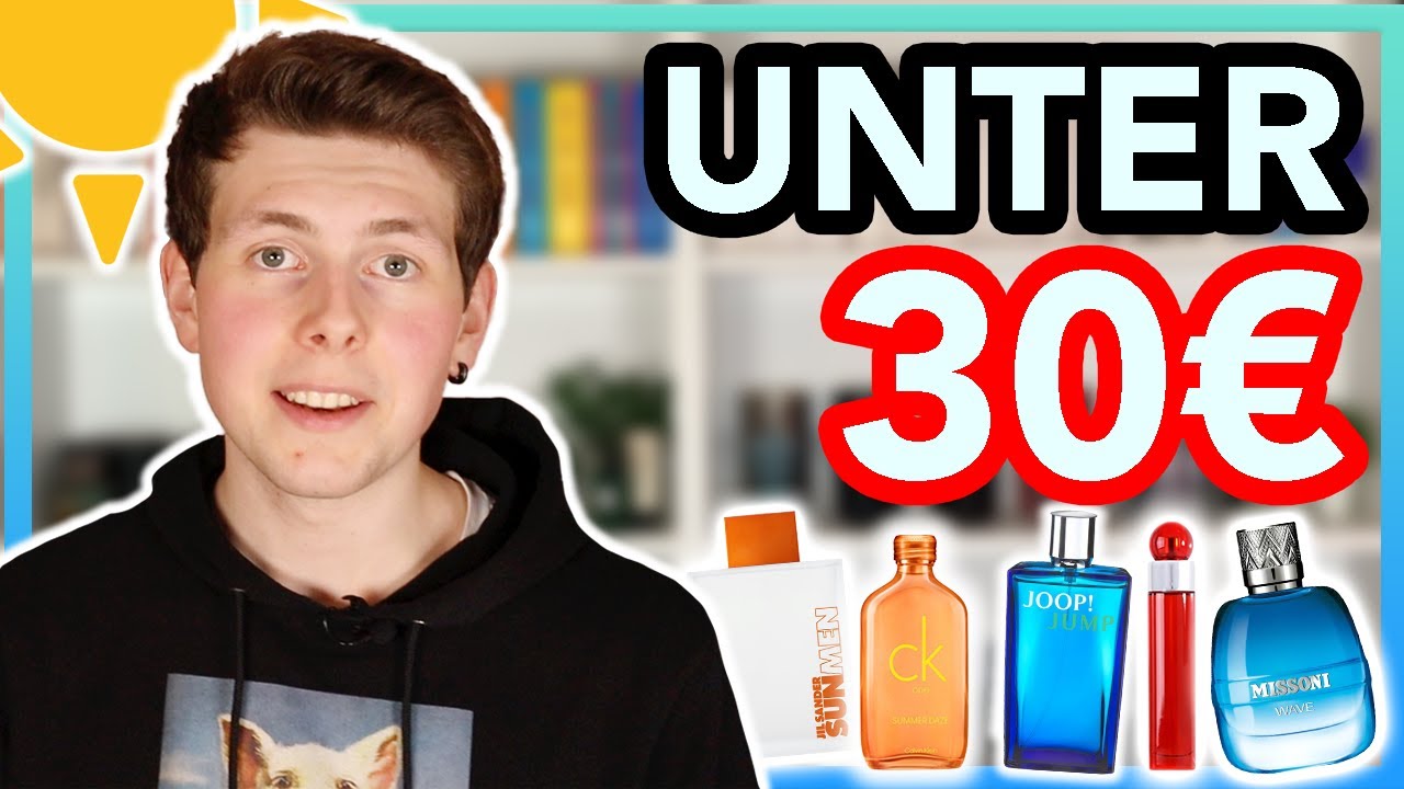 5 Sommerdüfte UNTER 30€ 😲☀️ | Herren Parfüm Empfehlungen für den Sommer