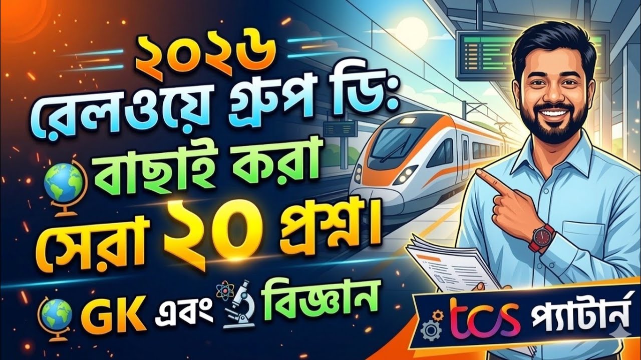 Railway Group D GK Class in Bengali | Science Top 20 Question Answer | TCS Pattern