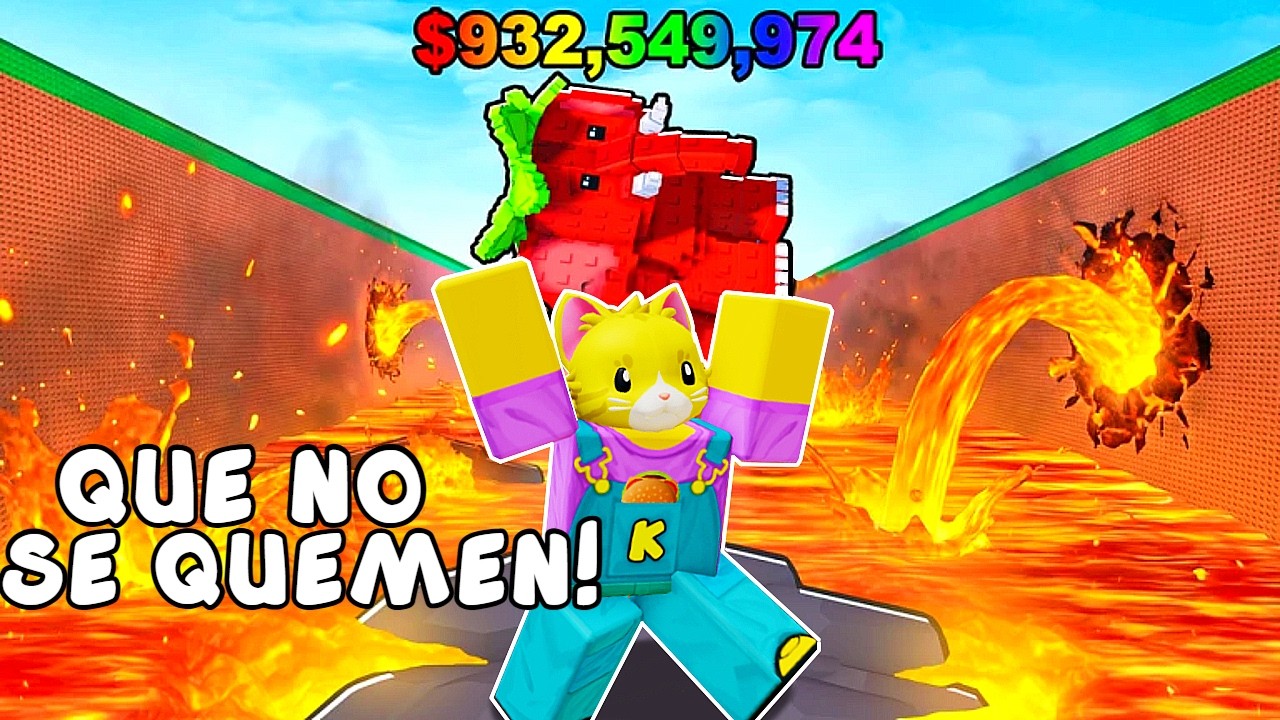 ESCAPAMOS DE LA LAVA por BRAINROTS… ¡CASI ME QUEMO! 🙀🔥