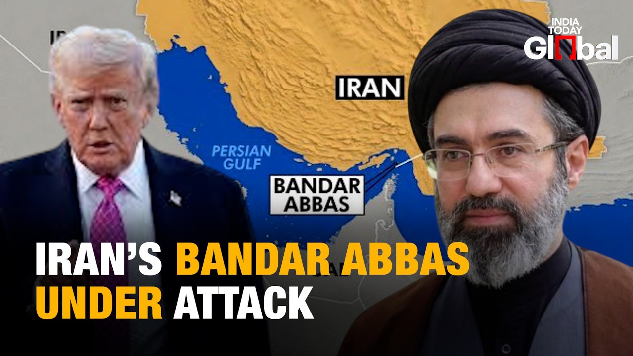 US Launches New Strikes On Iran As Explosions Rock Bandar Abbas | Trump Demands Iran's Uranium