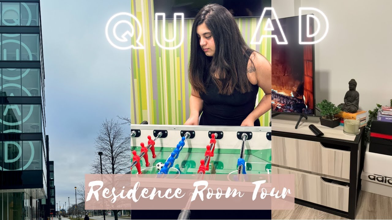 Student Housing Rental || Quad - Canada || Dorm Room Tour 2024- 25