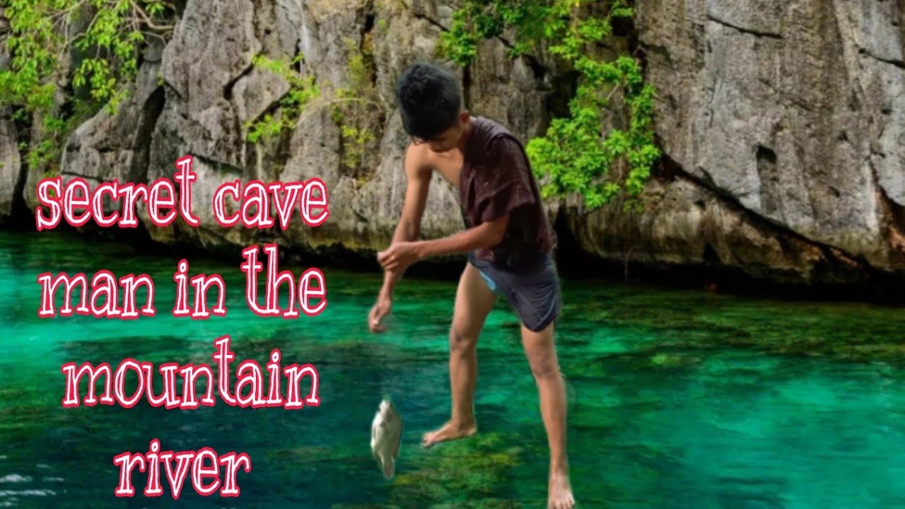 Secret cave man in the mountain river #KC'z official #Vlog 15