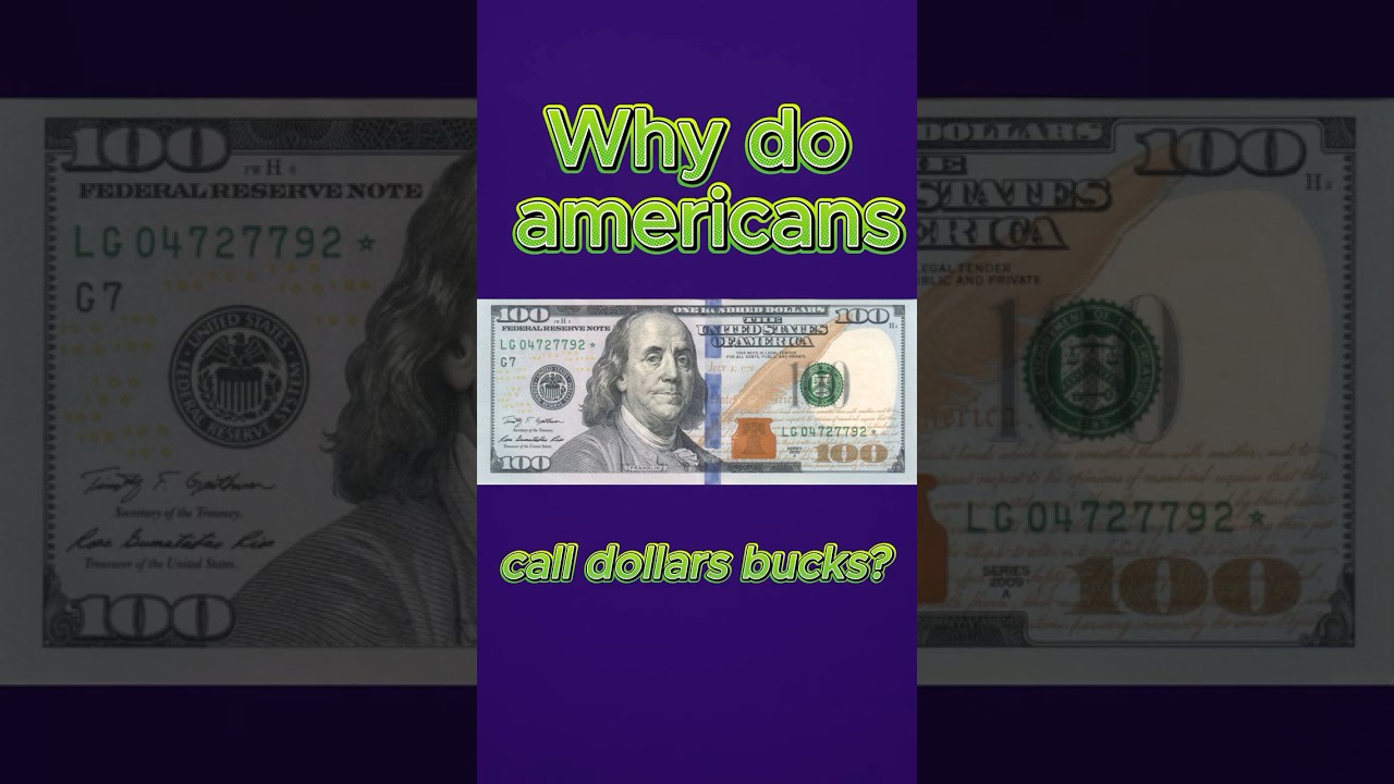 The Hidden Reason Dollars are called 'BUCKS' #dollar #history