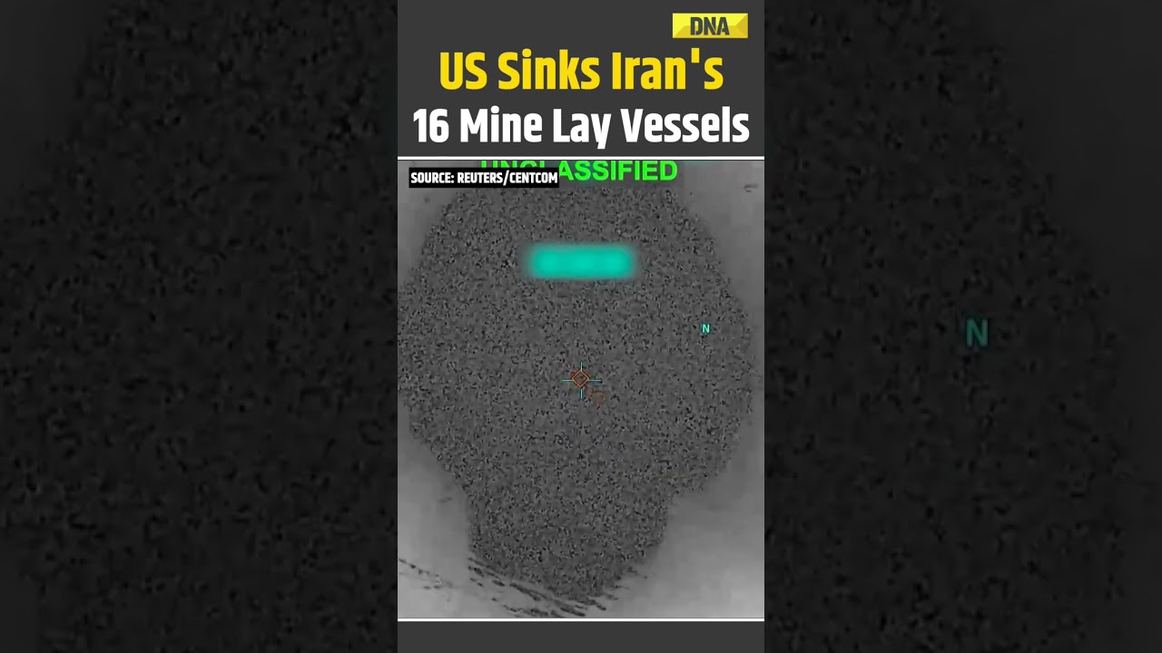 Israel Iran War: US Destroys Iranian Mine Ships | Trump's Hormuz Warning | Iran Israel War #shorts