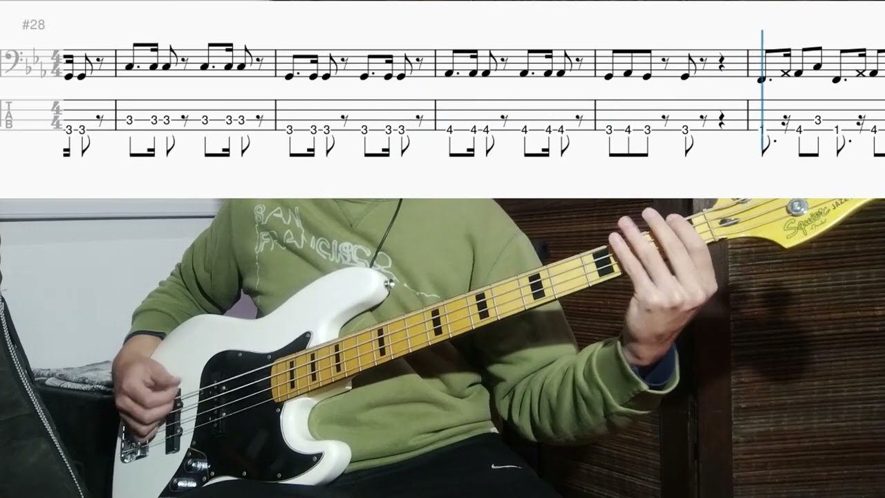 No se llama amor - Turf - Bass Cover + Tabs @tabsheetmusic