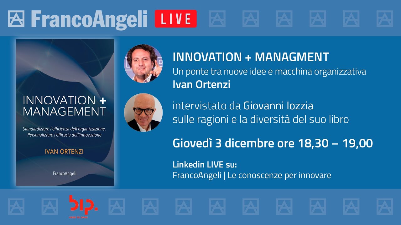 Innovation ➕ Management , l'intervista con Giovanni Iozzia (EconomyUP)