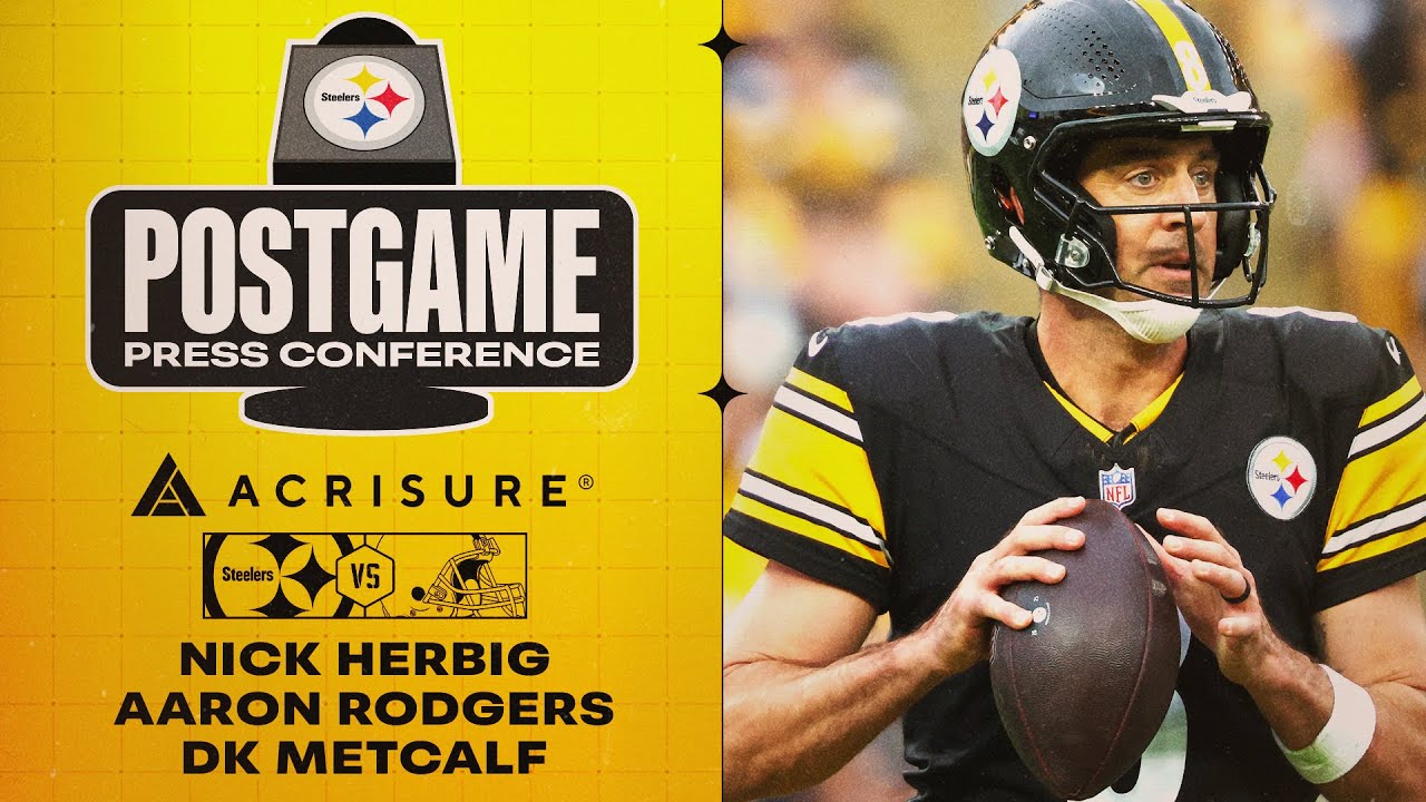 Rodgers, Metcalf & Herbig Postgame Press Conference (Week 6 vs Cleveland Browns)