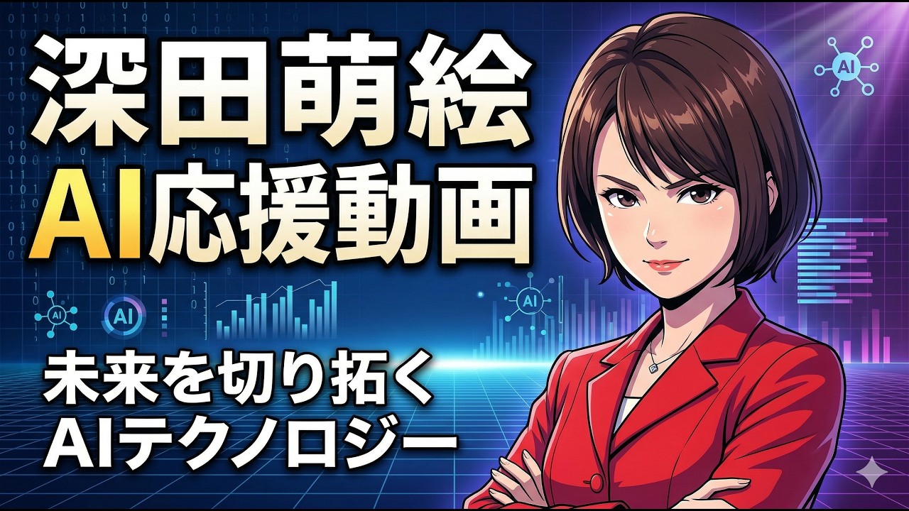深田萌絵　AI　応援動画