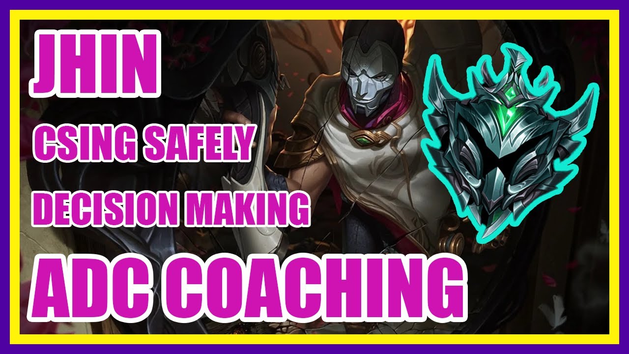 Coaching a Platinum Jhin ADC on CSing Safely and Decision Making | League of Legends Coaching