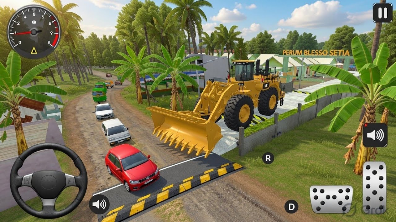 Caterpillar 994F Wheel Loader | Speed Breaker Offroad Map 😱 | Bus Simulator Indonesia Gameplay 