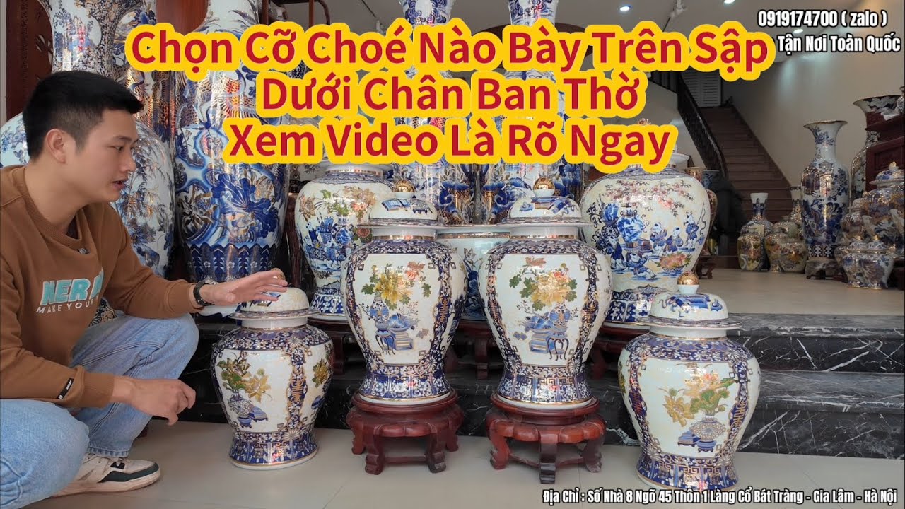 BÀY CHOÉ CỠ NÀO HỢP TRÊN SẬP THỜ VÀ DƯỚI CHÂN BAN THỜ XEM ĐỂ HIỂU RÕ #gomsucaocap #dothocungcaocap 