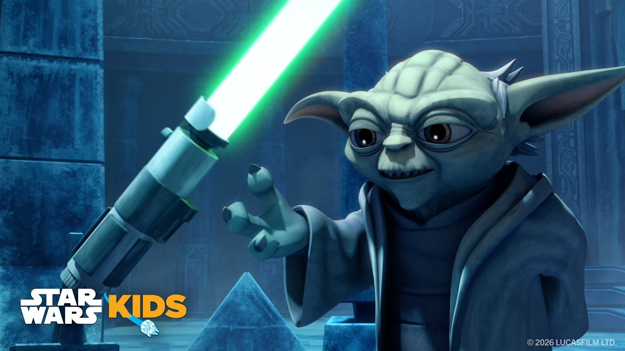 Saber Training with Ahsoka, Sabine, and the Younglings | @StarWarsKids