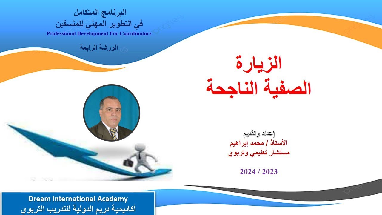 ورشة فنيات الزيارة الصفية - تقديم الأستاذ / محمد ابراهيم