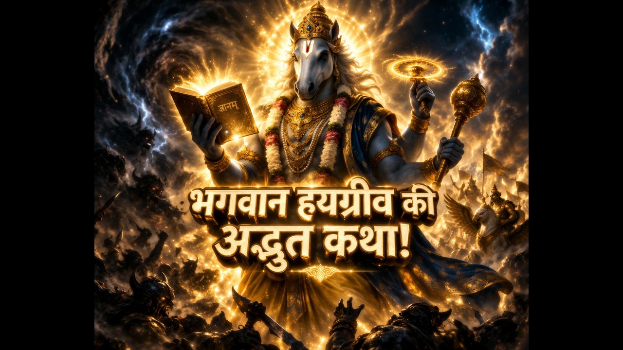 जब भगवान विष्णु को लेना पड़ा 'अश्व' का रूप! | हयग्रीव अवतार और मधु-कैटभ का अंत