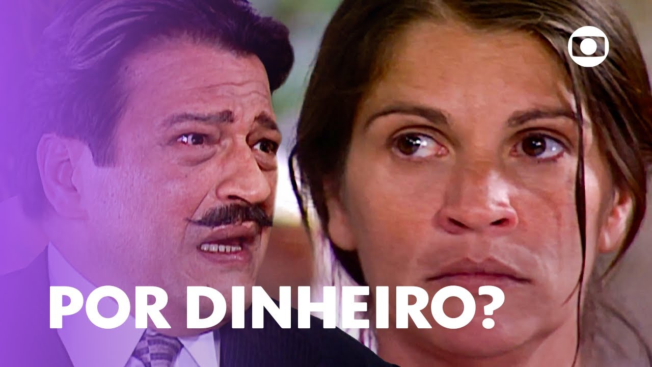 Batista descobre que Joana deu seus filhos por dinheiro! | O Cravo e a Rosa | TV Globo