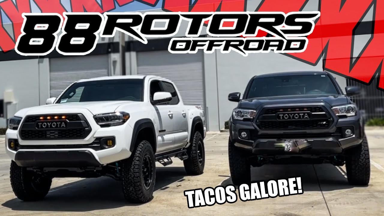 8-PACK OF TACOS - TOYOTA TACOMA LIFT SET UPS