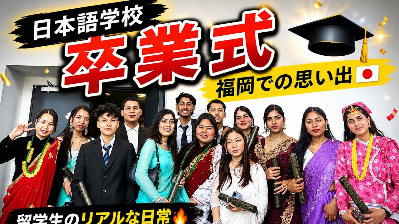￼日本語学卒業式 Japan Fukuoka || Student || 