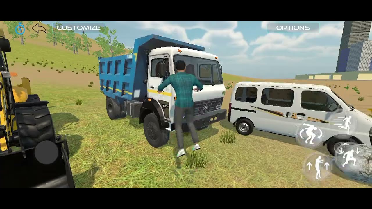 JCB or 2 truck 🚧 JCB se pathar bhara Gaya or Maruti Suzuki Eeko
