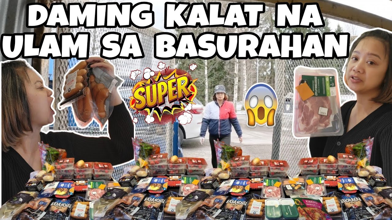 ITINAPON LANG NILA LAHAT ANG ULAM SA BASURA | DUMPSTER DIVING | THAI-FINNISH PERO PUSONG PINAY