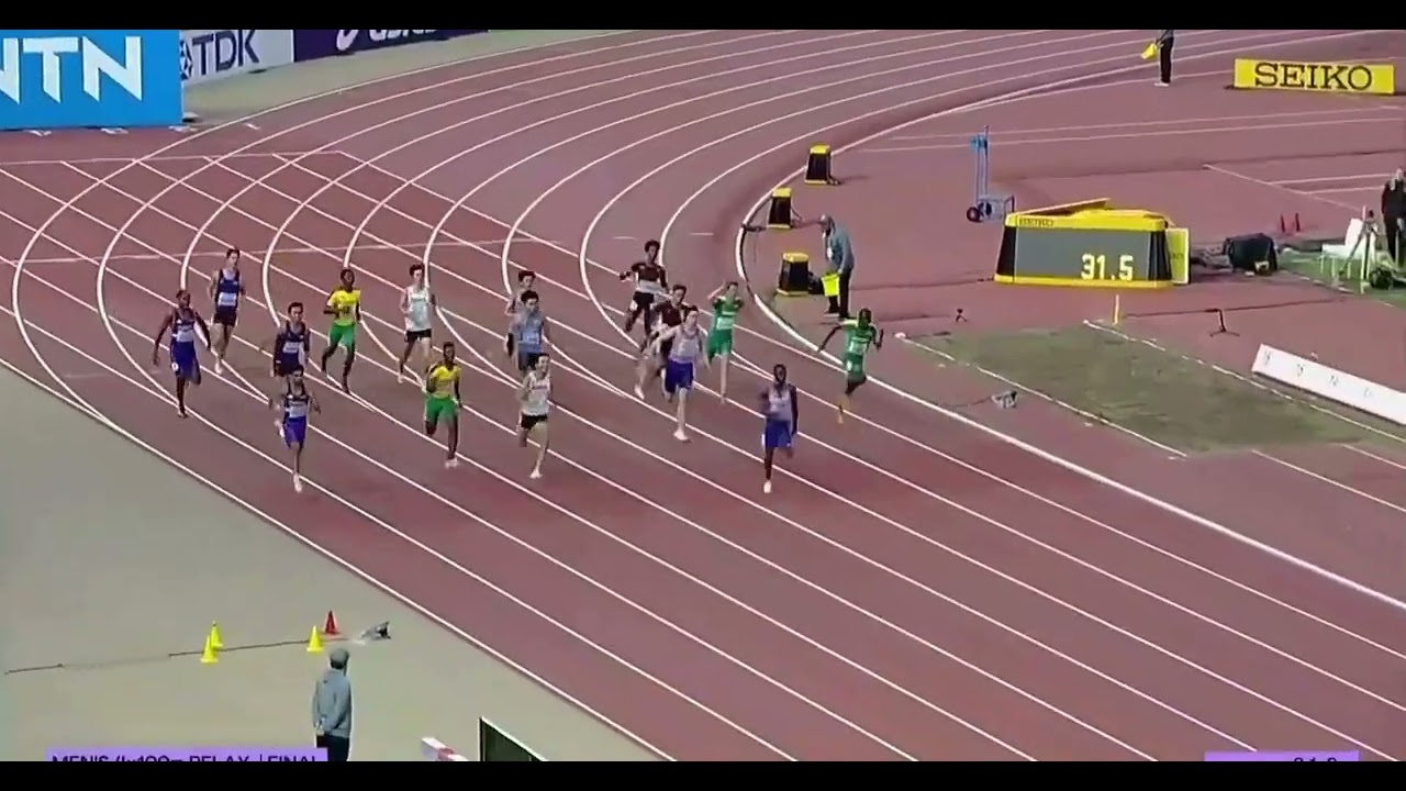World Athletics U20 Championships Lima 24 - 4x100 M. Men.1 Sept 2024