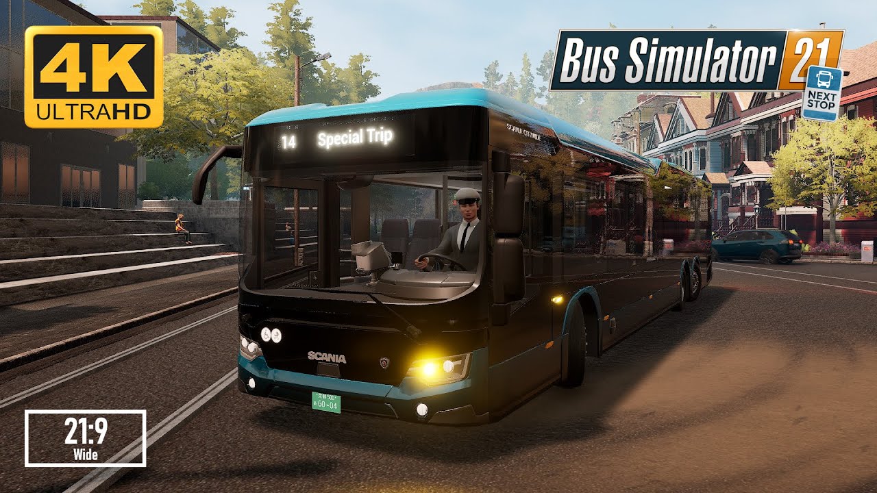 Bus Simulator 21 Next Stop - Scania Citywide LE 14.8m Electric - Angel Shores | Logitech G29