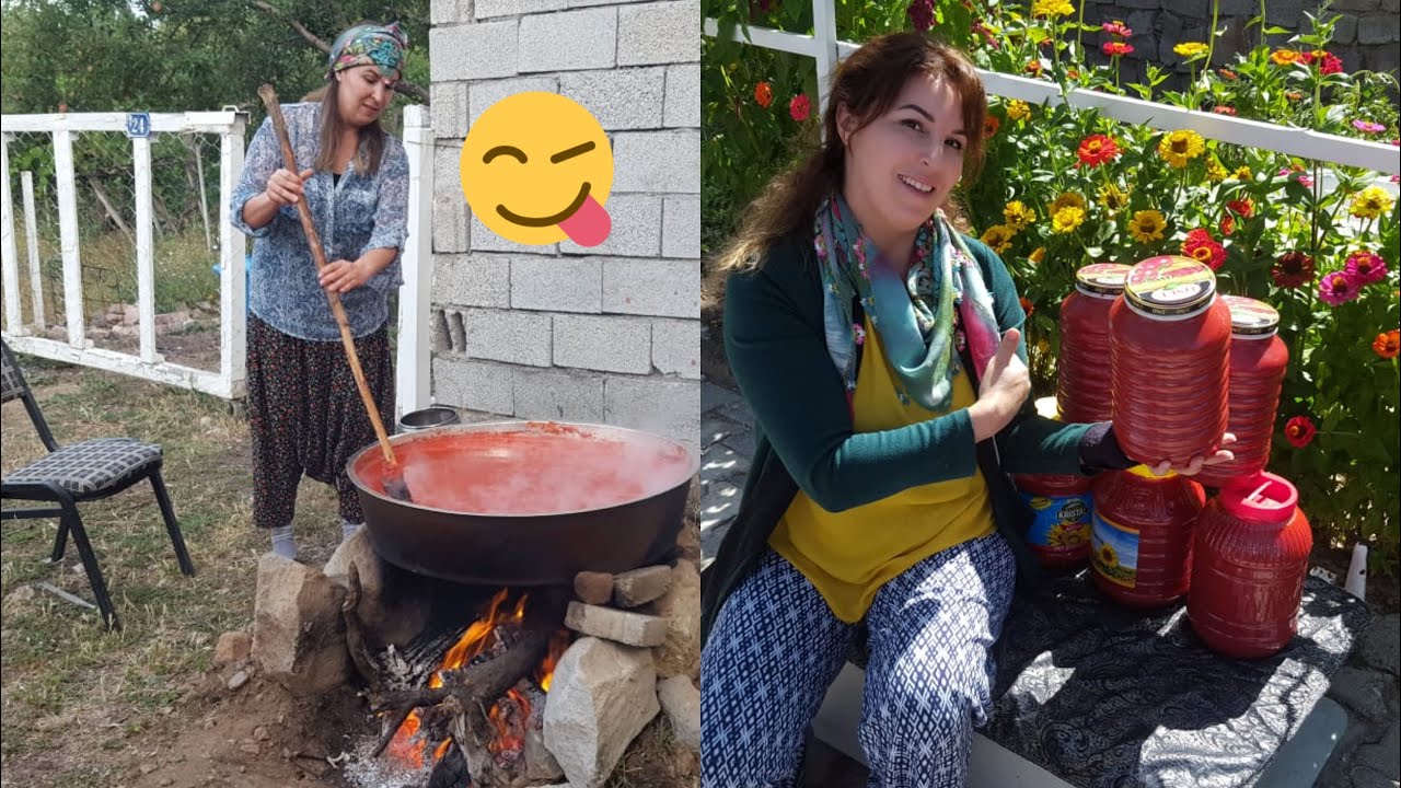 عدلت صلصة الطماطم 🍅لعائلتي التركيةوريتهوم الحداݣة ديال المغاربة😉🤣