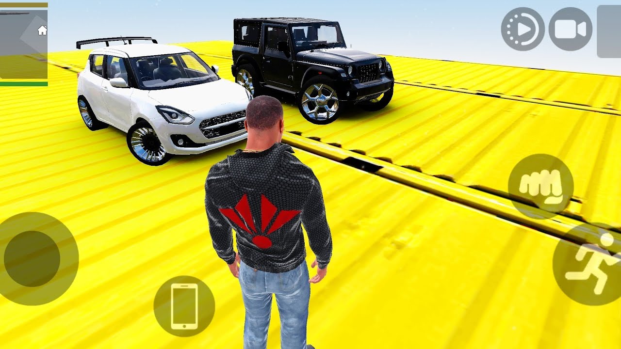 Swift vs Thar 4×4 who is complete race track 😱| Indian Cars 3D | #viral 
