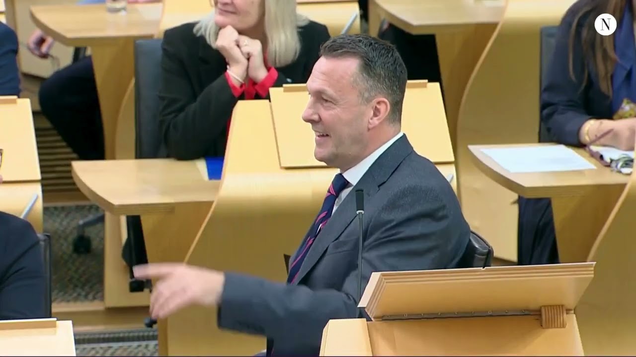 Tories fume as John Swinney brings up Russell Findlay's support of Liz Truss at FMQs