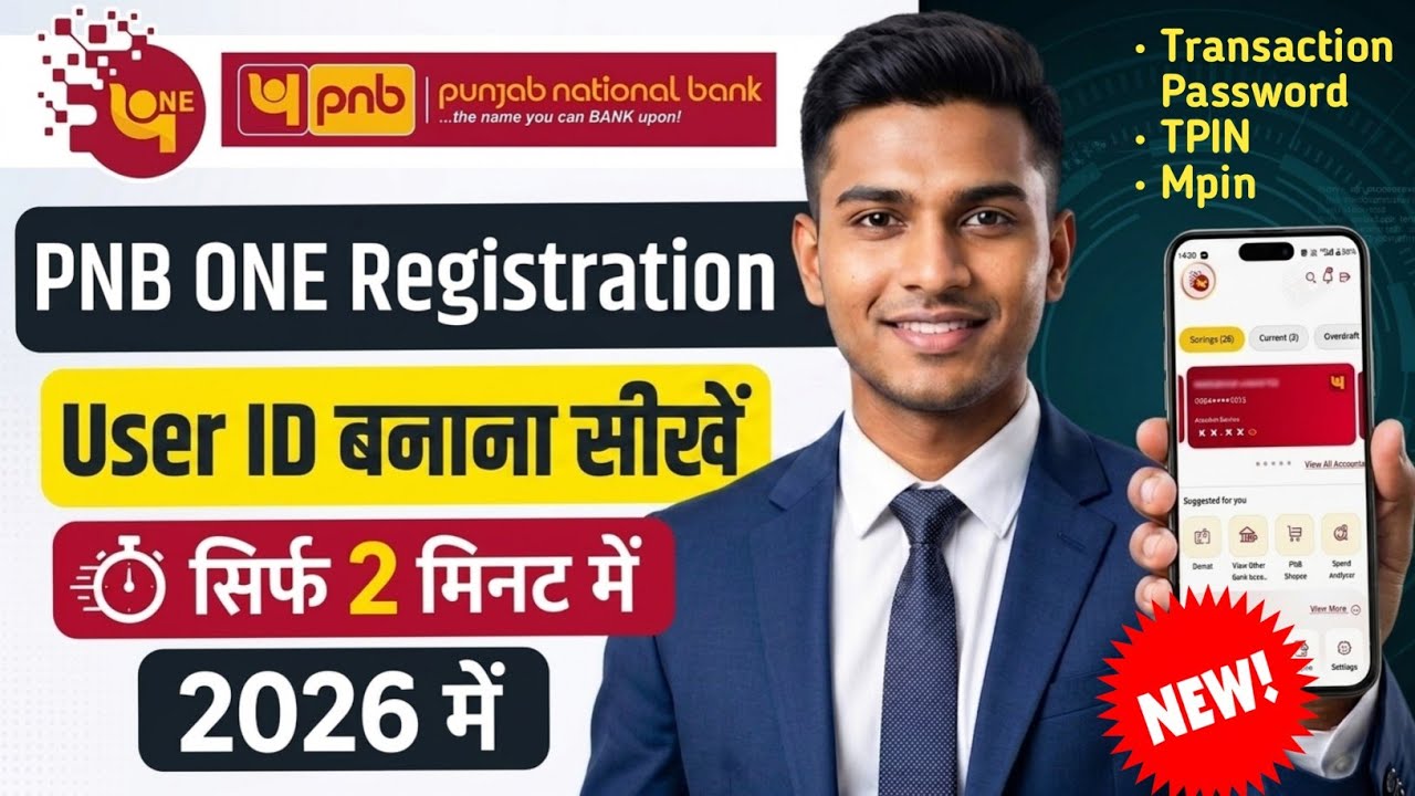 PNB One Registration | PNB One App Me User ID Kaise Banaye | PNB ONE Login Kaise Kare | pnb one