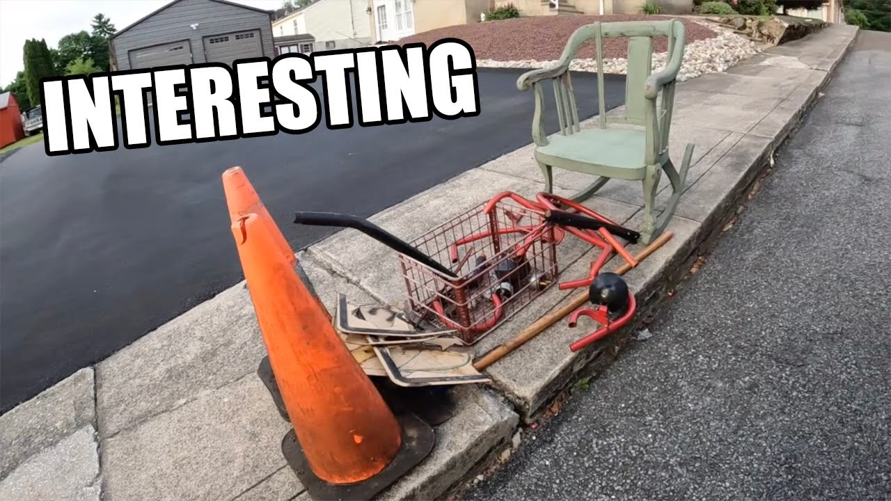 Taking Things People Throw Away At The Curb! - Trash Picking Ep. 924