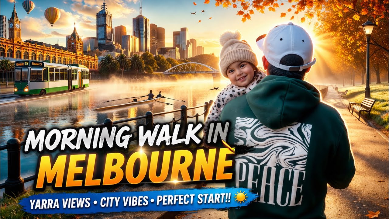 ||Morning Walk in Australia 🍃 + Unexpected Pizza Craving! 🍕”||