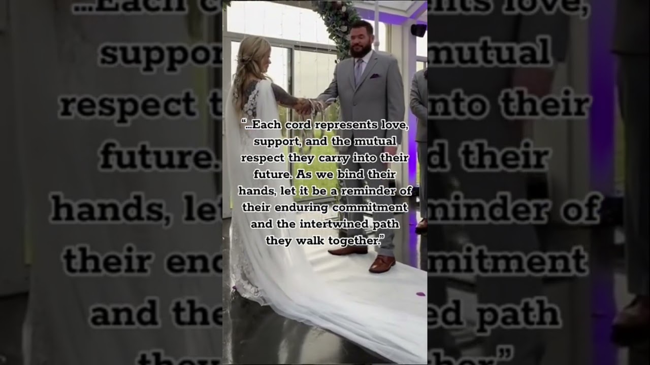 Non-Religious Officiant Script you can use for the Handfasting Ritual at your wedding ceremony