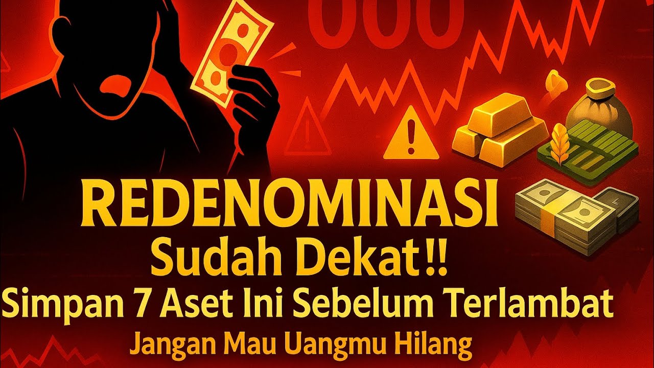 Nilai Uang Bisa Anjlok! Ini 7 Aset yang Harus Kamu Punya Sebelum Redenominasi!