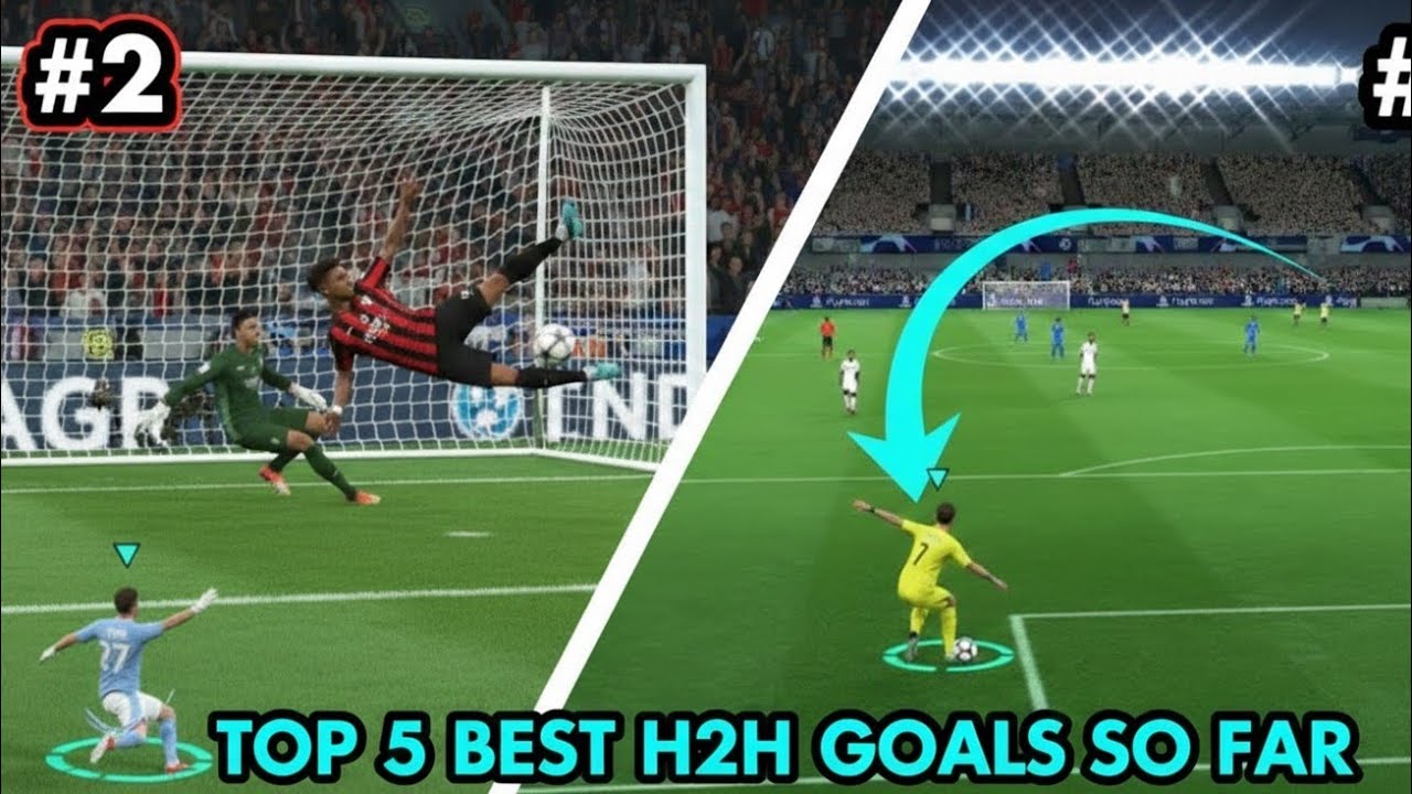 TOP 5 GOALS SO FAR IN H2H🔥🥶!! FC MOBILE 
