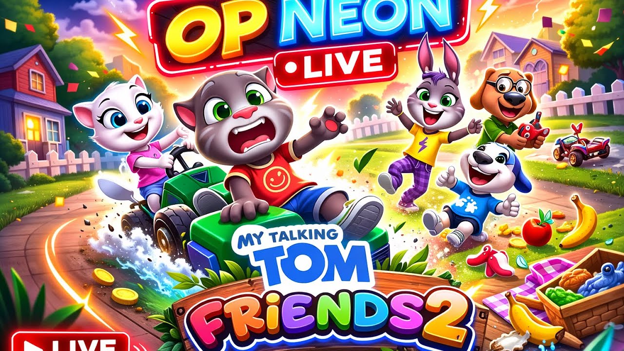 TALKING TOM LIVE WITH FAMILY & FRIENDS #talkingtom #talkingcat #t #talkingtom2 #prismlivestudio