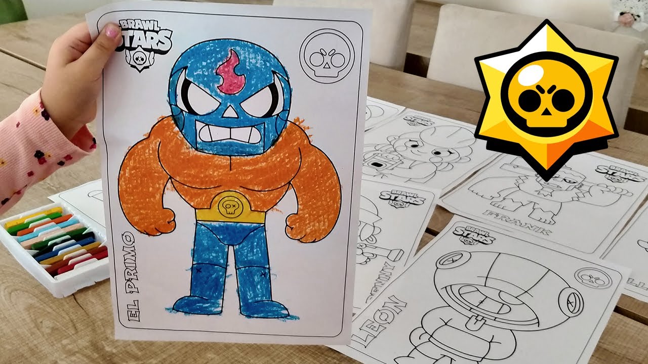 BRAWL STARS BOYAMALARI - EL PRİMO İLE EĞLENCELİ ÇOCUK VİDEOSU