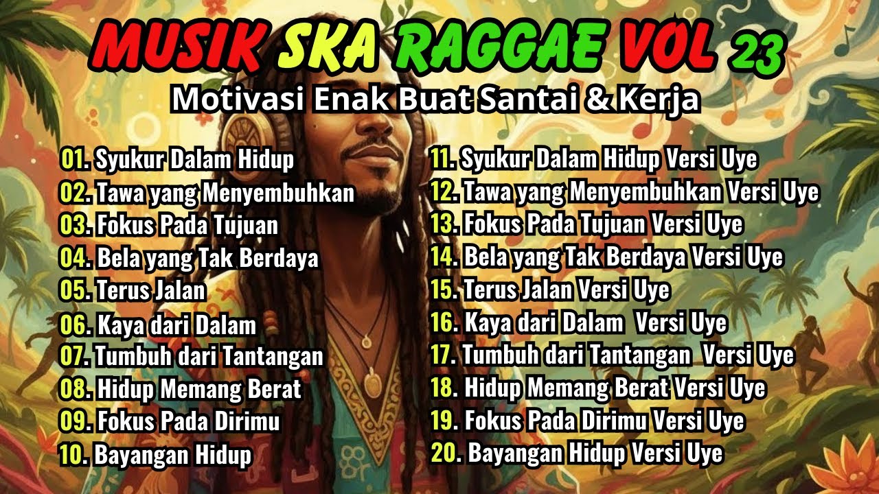 Lagu Reggae SKA Terbaru 2026 Vol.23🔥Kumpulan Musik Santai 🔥 Syukur Dalam Hidup 🎸🎶Roh Reggae Uye