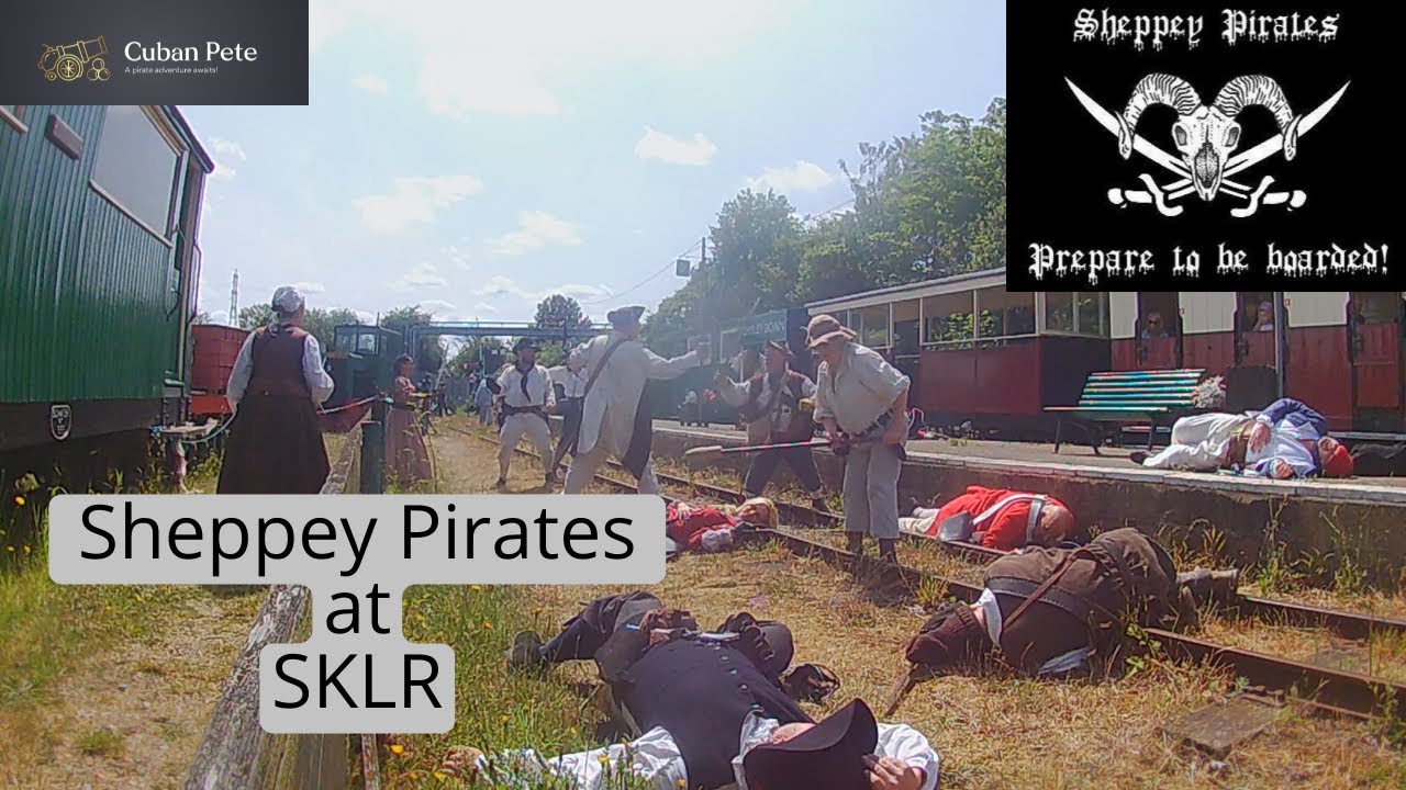 The Sheppey Pirates at SKLR - Sittingbourne and Kemsley Light Railway
