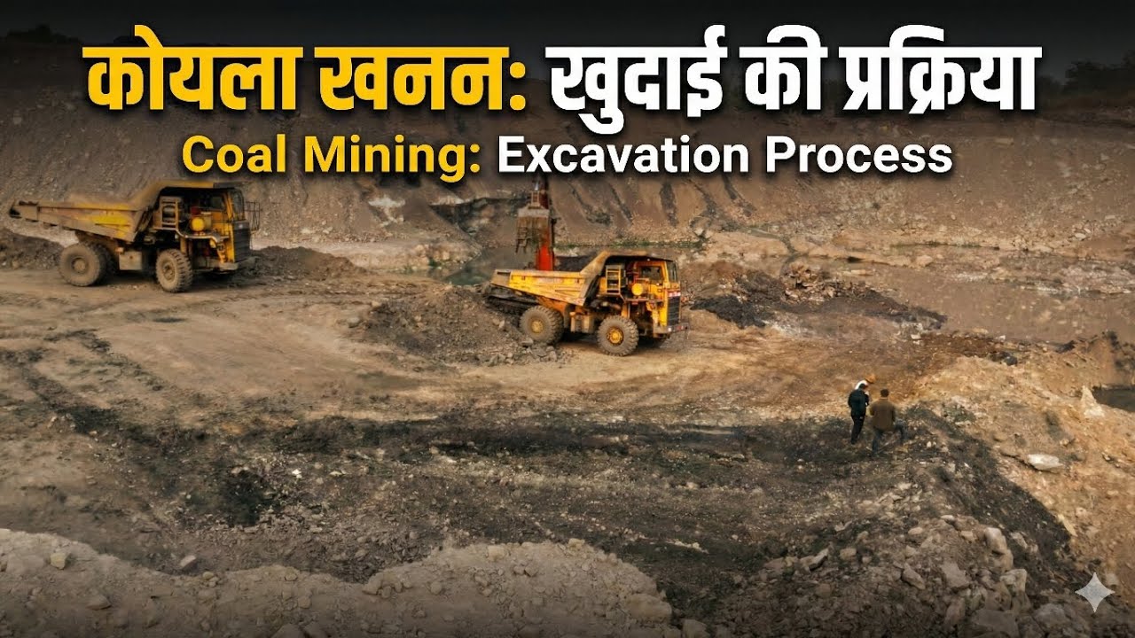 Rajpura OCP: कोयला खदान में खुदाई का नज़ारा | Heavy Machinery in Action