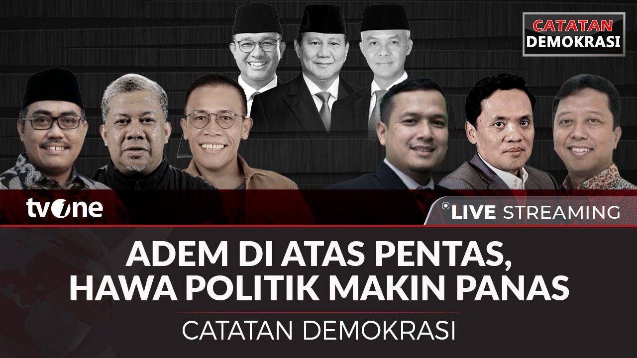 [LIVE] Adem Di Atas Pentas, Hawa Politik Makin Panas | Catatan Demokrasi tvOne