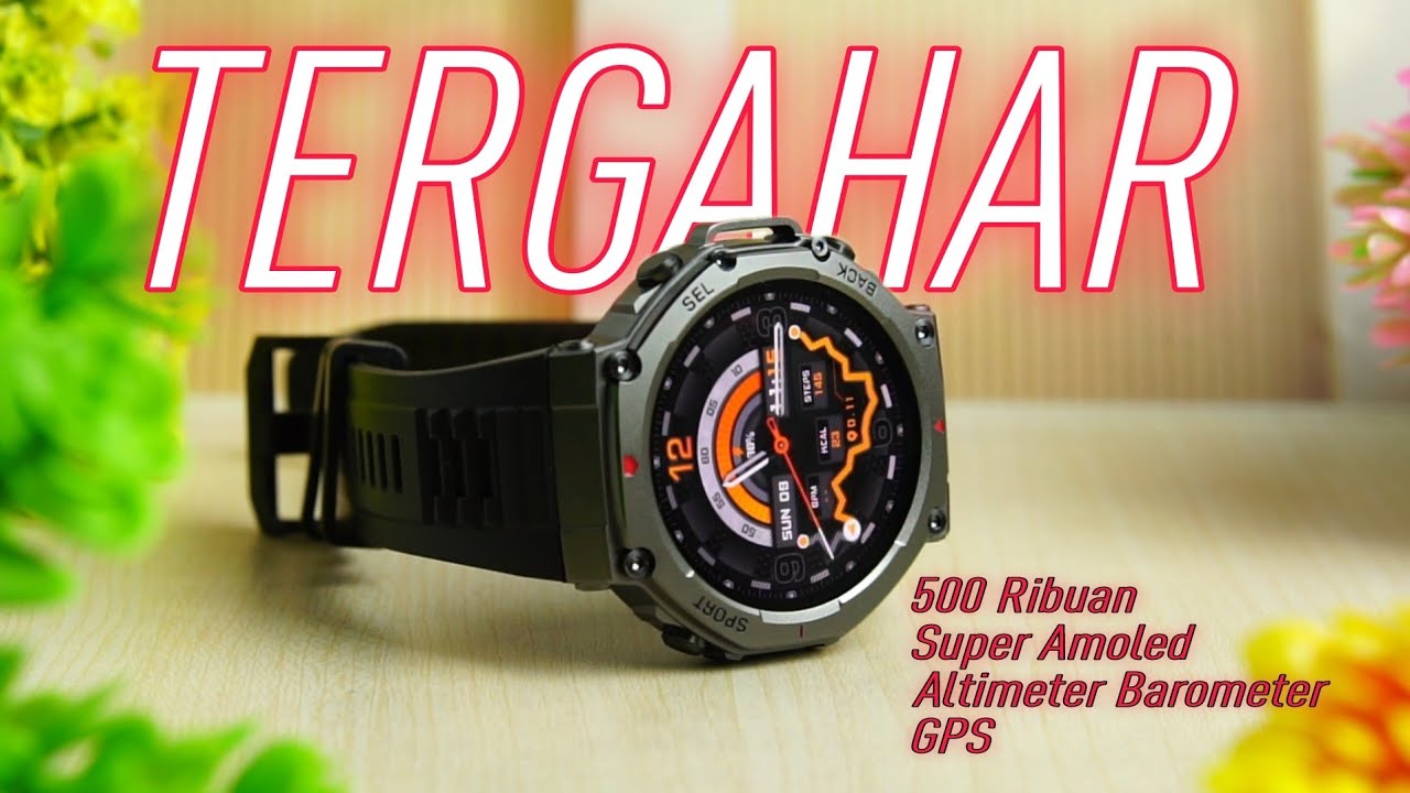 Smartwatch GPS Gahar 500 Ribuan Kloningan T-Rex 3 - Review CITIJUNGLE GPS 2 BLACK