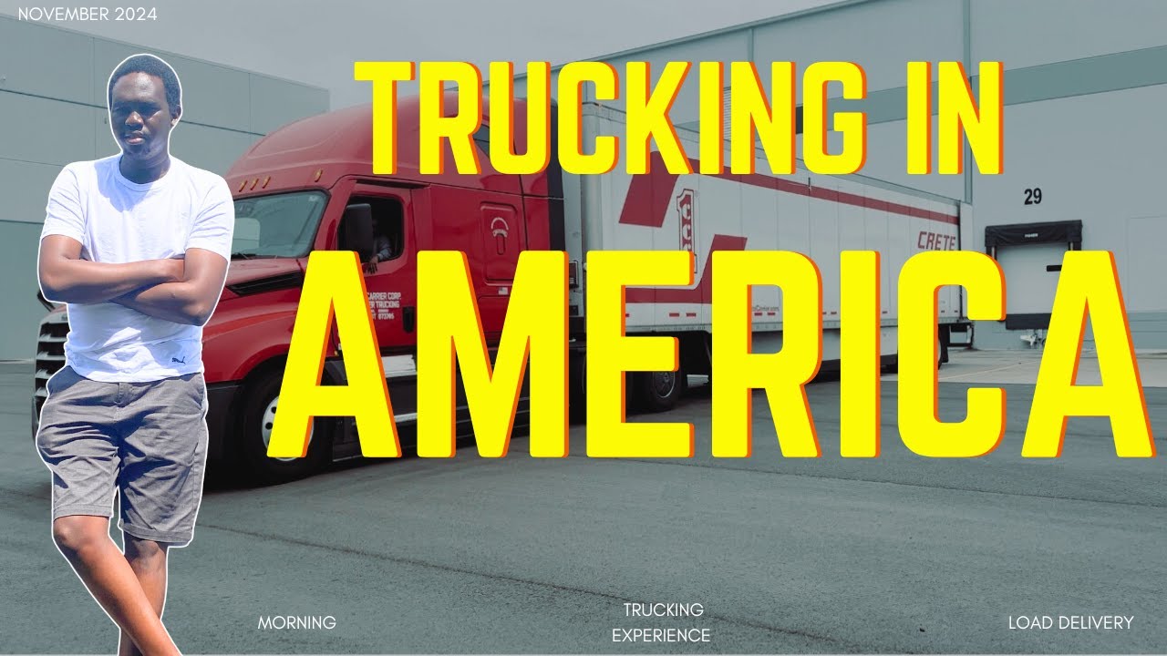A RAW DAY IN THE LIFE OF A YOUNG KENYAN TRUCKER IN AMERICA 🇰🇪 🇺🇸   + 🙆 WE HAD A PROBLEM!